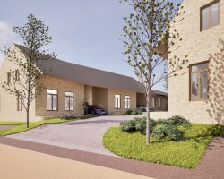 Kavel 1 en 2 vanaf de Steskensstraat